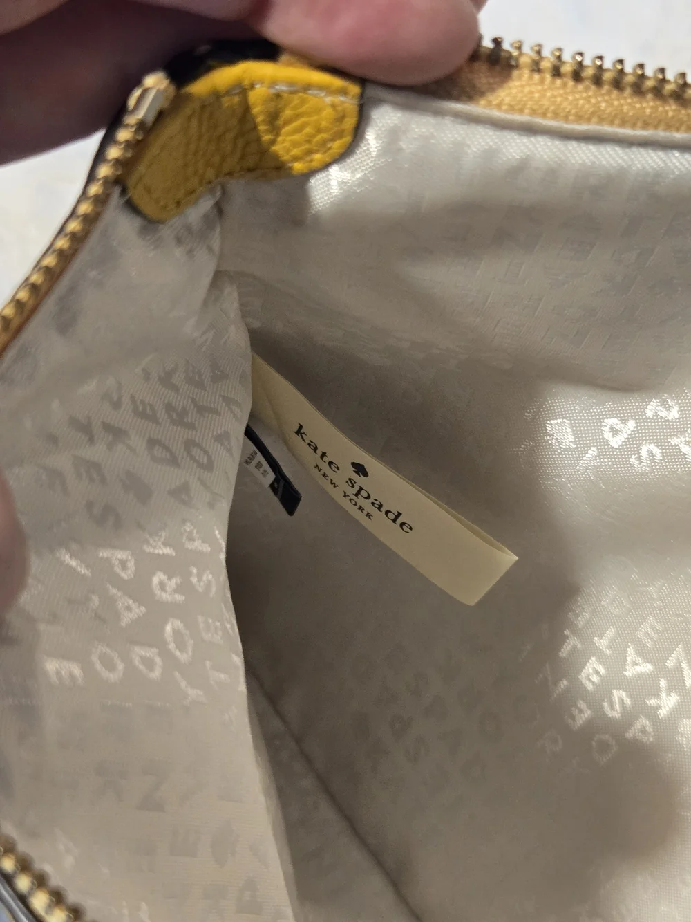 kate spade Yellow Leather Tassel Clutch - Picture 8 of 8